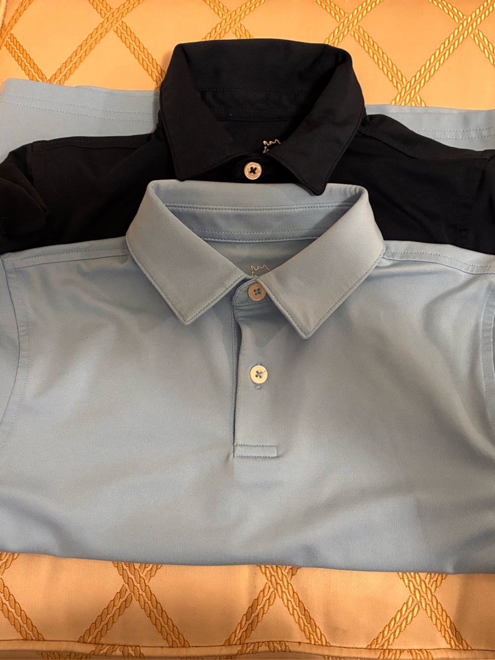 Boy’s Polo Shirt - Light Blue and Dark Blue